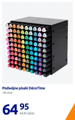 Podwójne pisaki DécoTime 100-pak promocja w Action