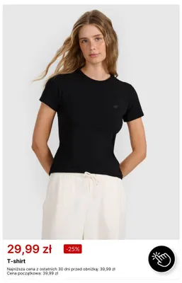 T-shirt damski 4F promocja w 4F