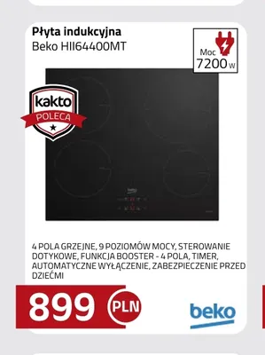 Płyta indukcyjna Beko HII64400MT promocja w kakto.pl
