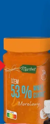 Dżem 53% mniej cukru morelowy promocja w Lidl