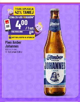 Piwo Amber Johannes promocja w POLOmarket
