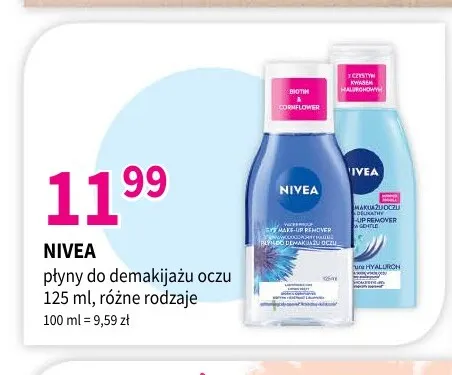 Płyn do demakijażu oczu Nivea promocja w Drogerie Polskie