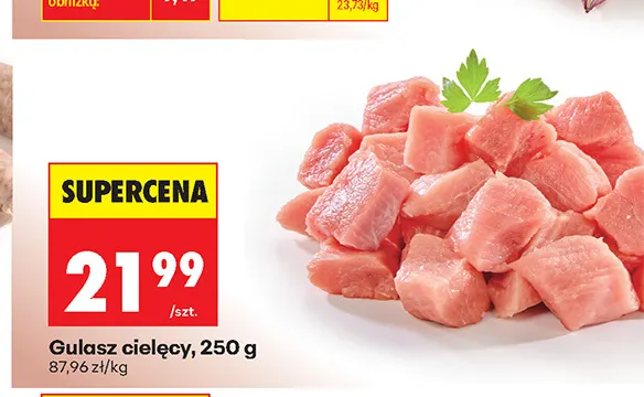 Gulasz cielęcy promocja w Biedronka