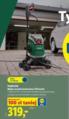 Myjka wysokociśnieniowa 150 barów PARKSIDE promocja w Lidl