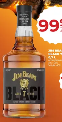 Bourbon whiskey Jim Beam Black 7 YO promocja w Duży Ben