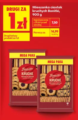 Mieszanka ciastek kruchych Bonitki promocja w Biedronka