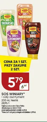 Sos Czosnkowy Winiary promocja w Chata Polska
