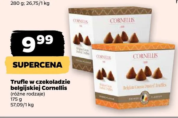 Trufle w czekoladzie belgijskiej promocja w Netto