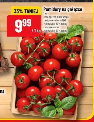 Pomidory na gałązce promocja w POLOmarket