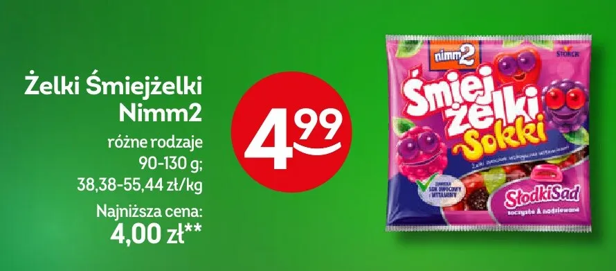 Żelki Śmiejżelki Nimm2 promocja w Żabka