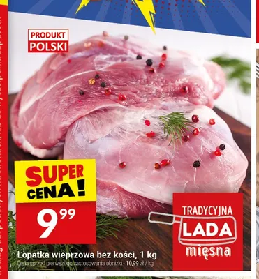 Łopatka wieprzowa bez kości promocja w Twój Market