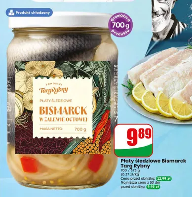 Płaty śledziowe Bismarck Targ Rybny promocja w Dino