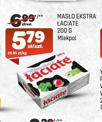 Masło ekstra Łaciate promocja w Społem Praga