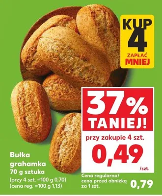 Bułka grahamka  promocja w Kaufland