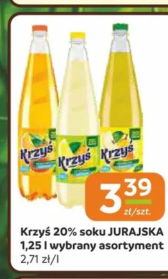 Napój Krzyś Jurajska promocja w Społem Częstochowa