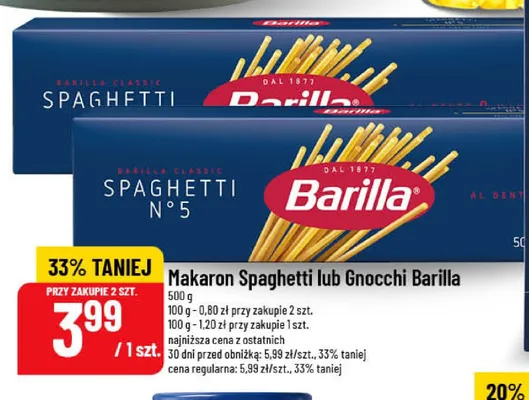 Makaron Spaghetti Barilla promocja w POLOmarket