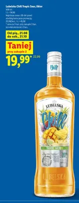Likier Lubelska Chill Tropic Sour promocja w Lidl