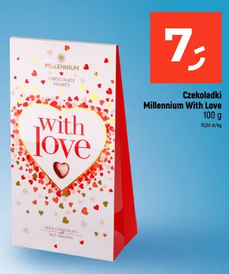 Czekoladki Millennium With Love promocja w Dealz