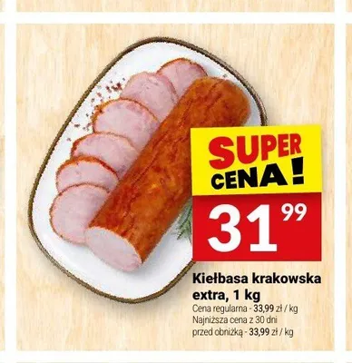 Kiełbasa krakowska extra Białecki promocja w Twój Market
