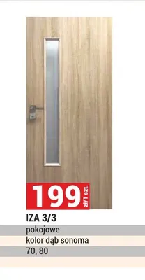 Drzwi pokojowe Iza 3/3 promocja w Merkury Market