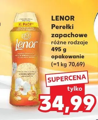 Perełki zapachowe różne rodzaje Lenor promocja w Kaufland