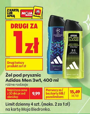 Żel pod prysznic lawenda Cien promocja w Biedronka