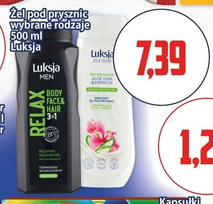 Żel pod prysznic Luksja promocja w Kupiec