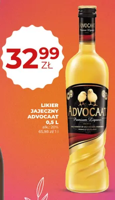 Likier jajeczny Advocaat promocja w Duży Ben