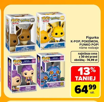 Figurka Pokémon Funko Pop! promocja w Carrefour