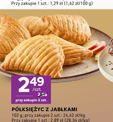 Półksiężyc z jabłkami promocja w Stokrotka