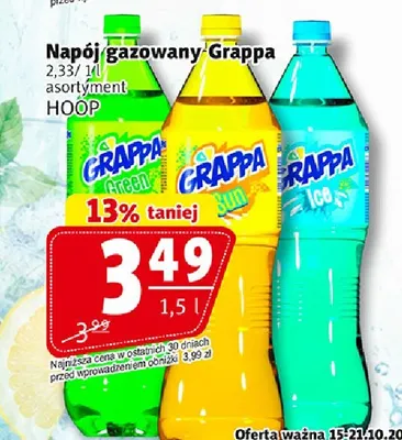 Napój gazowany Grappa promocja w Prim Market