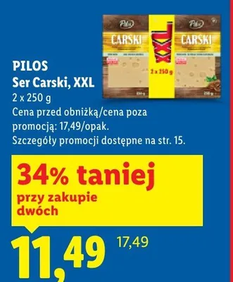 Ser Carski, XXL promocja w Lidl