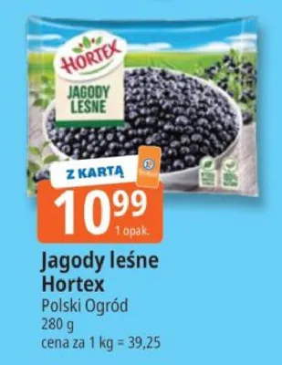 Jagody leśne promocja w Leclerc