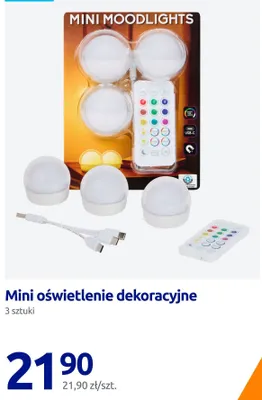 Mini oświetlenie dekoracyjne promocja w Action