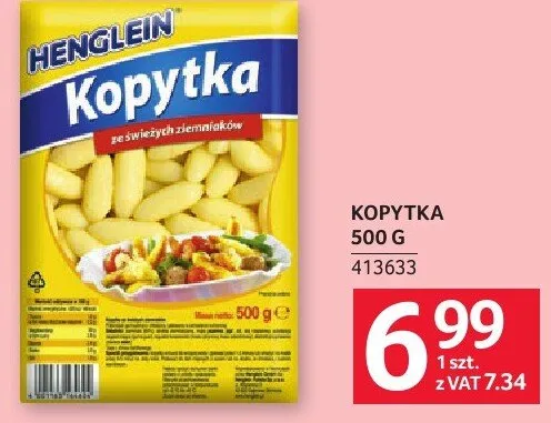 Kopytka Henglein promocja w Selgros