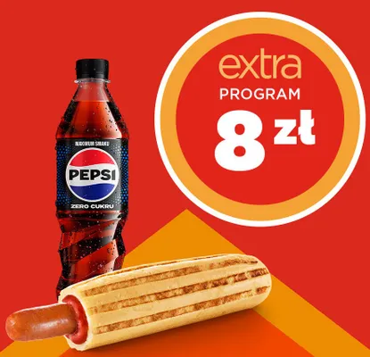 Zestaw Meal Deal Hot Dog i Napój Pepsi Zero Cukru promocja w CircleK