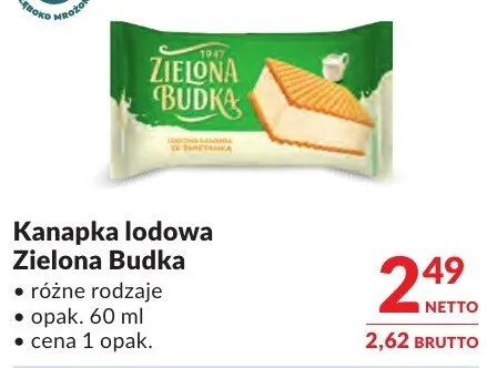 Kanapka lodowa Zielona Budka promocja w Makro