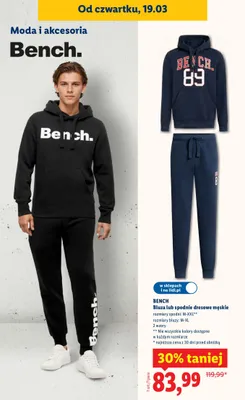 Bluza lub spodnie dresowe męskie promocja w Lidl