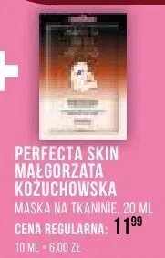 Perfecta skin małgorzata kożuchowska maska na tkaninie promocja w Drogerie Natura