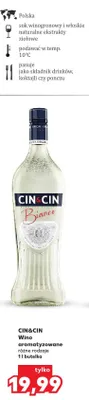 Wino aromatyzowane Cin&Cin Bianco promocja w Kaufland