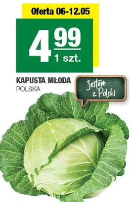 Kapusta młoda polska promocja w SPAR