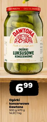 Ogórki konserwowe luksusowe Dawtona promocja w Netto