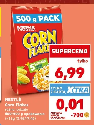 Płatki śniadaniowe Nestlé Corn Flakes promocja w Kaufland