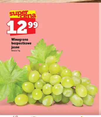 Winogrono bezpestkowe jasne promocja w TOPAZ