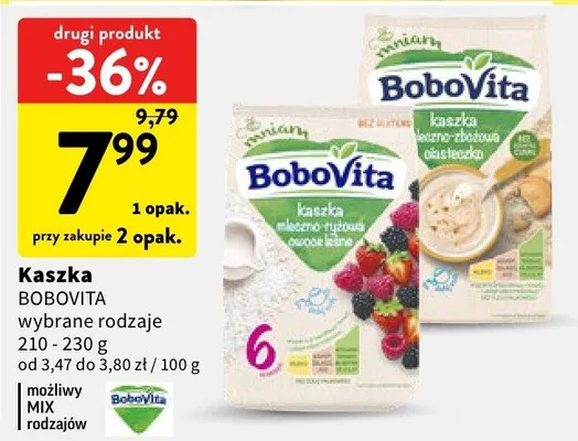 Kaszka BoboVita promocja w Intermarche