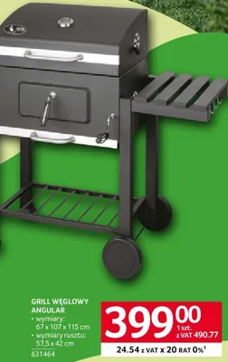 Grill węglowy ANGULAR promocja w Selgros
