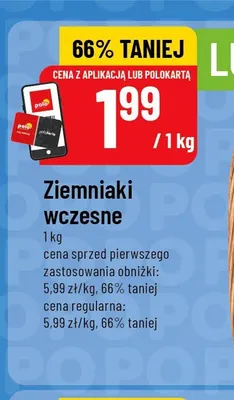Ziemniaki wczesne promocja w POLOmarket