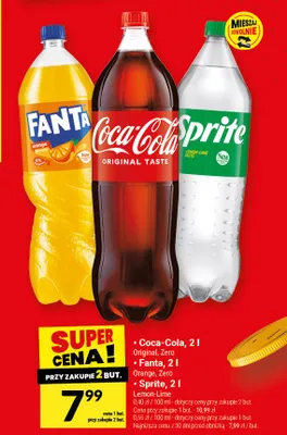 Napój gazowany Fanta Orange promocja w Twój Market