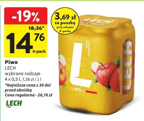 Piwo promocja w Intermarche