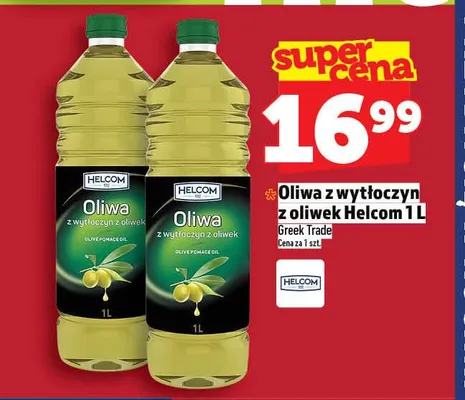 Oliwa z wytłoczyn z oliwek Helcom 1l promocja w TOPAZ